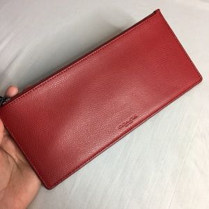 Coach slim money wallet
